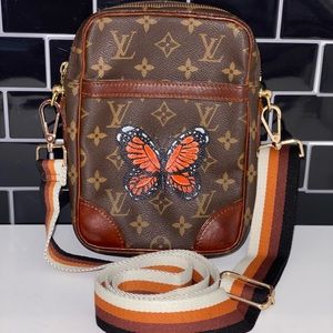 AUTH Custom Louis Vuitton Danube crossbody